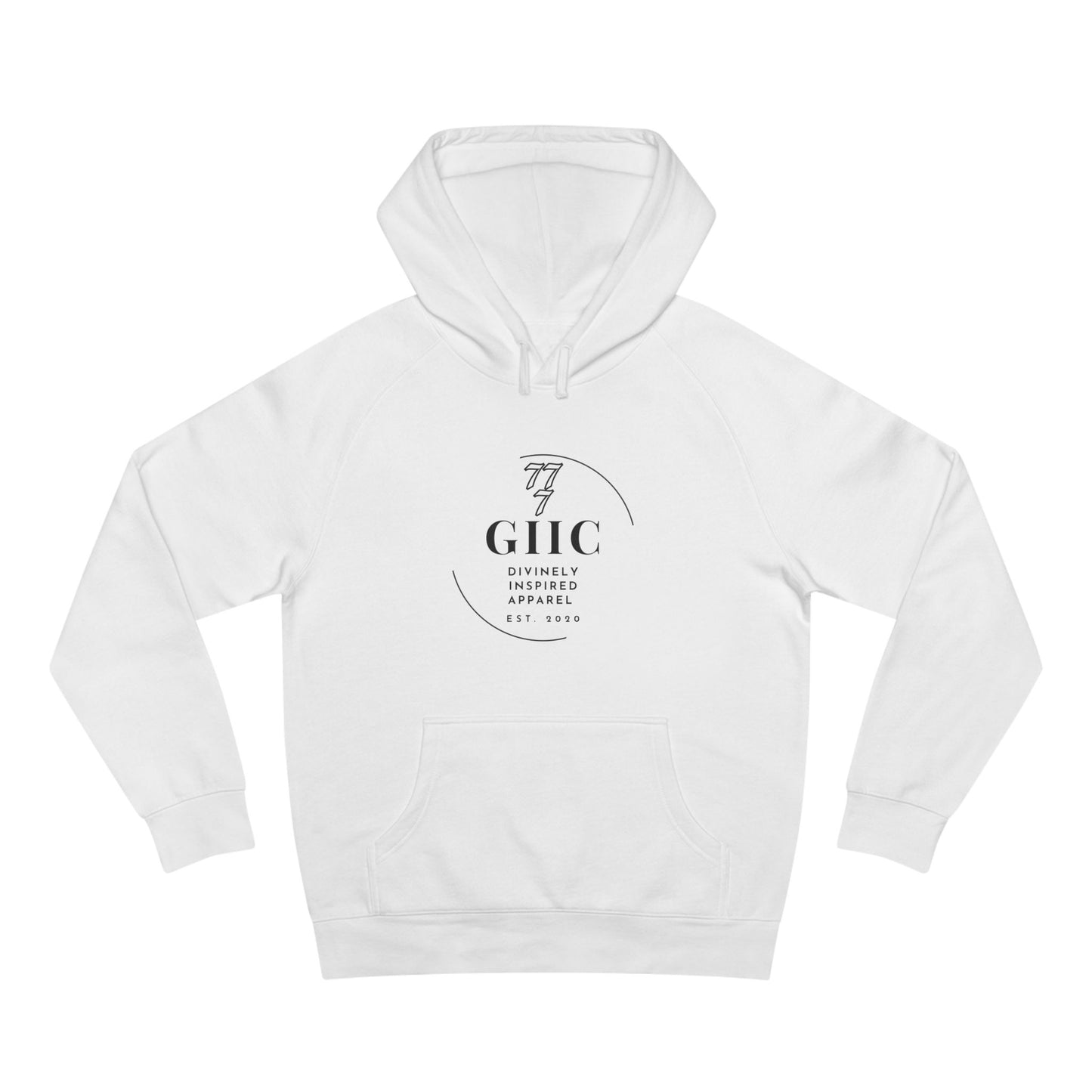 GIIC777 Classic Pullover Hoodie — White